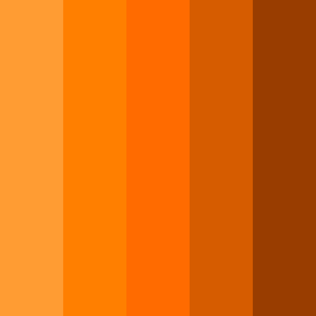 Download citrus sunset color palette PNG image (square)