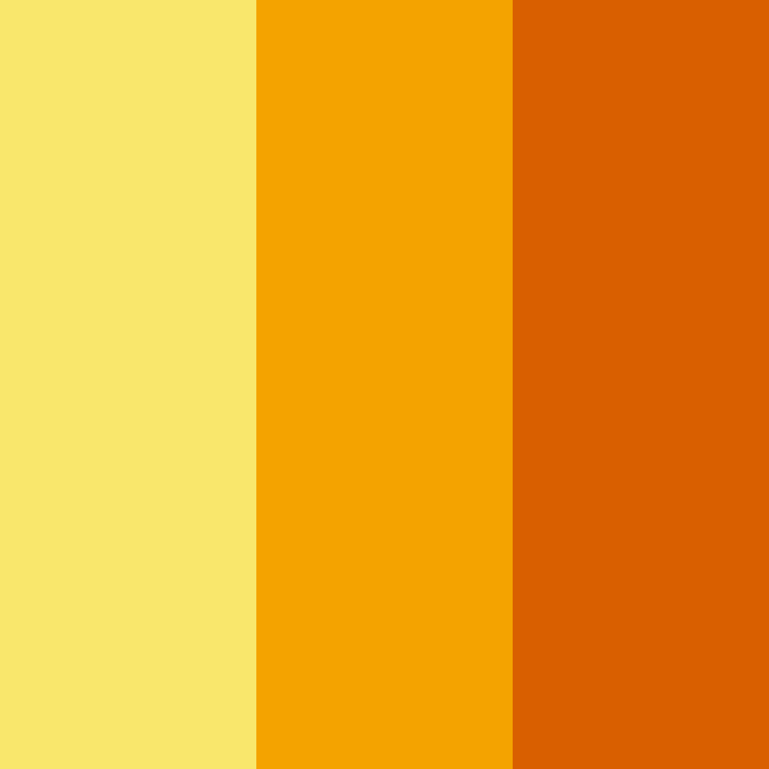 Download yellow party color palette PNG image (square)