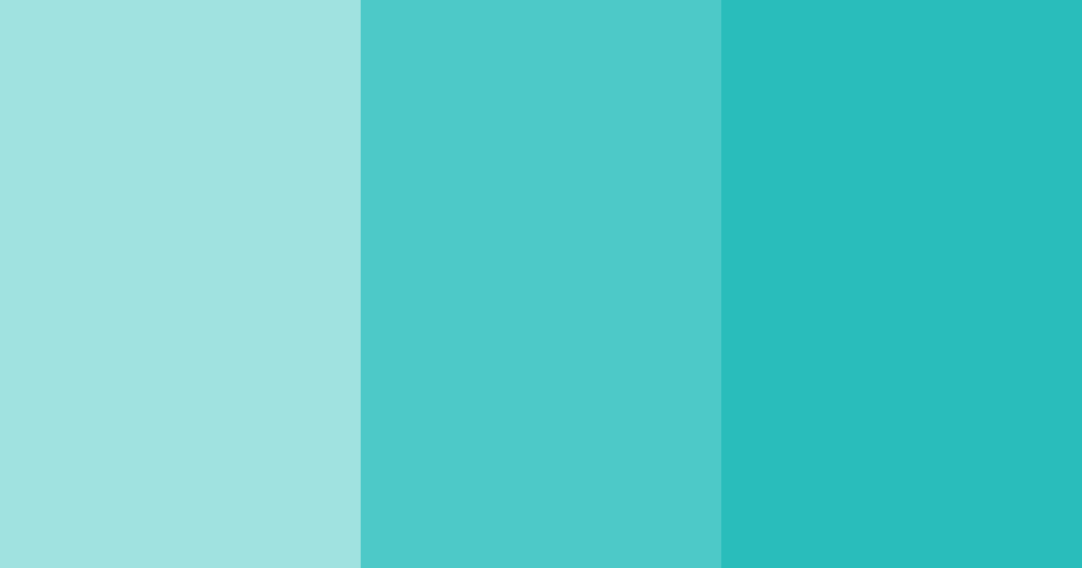Download turquoise dream color palette PNG image (landscape)