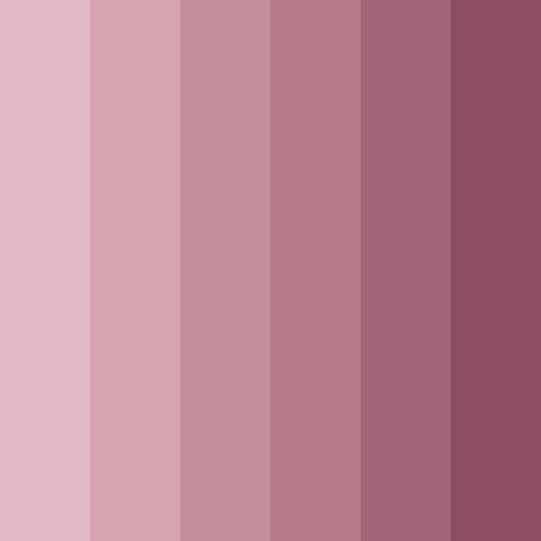Download dusty mauve shades color palette PNG image (square)