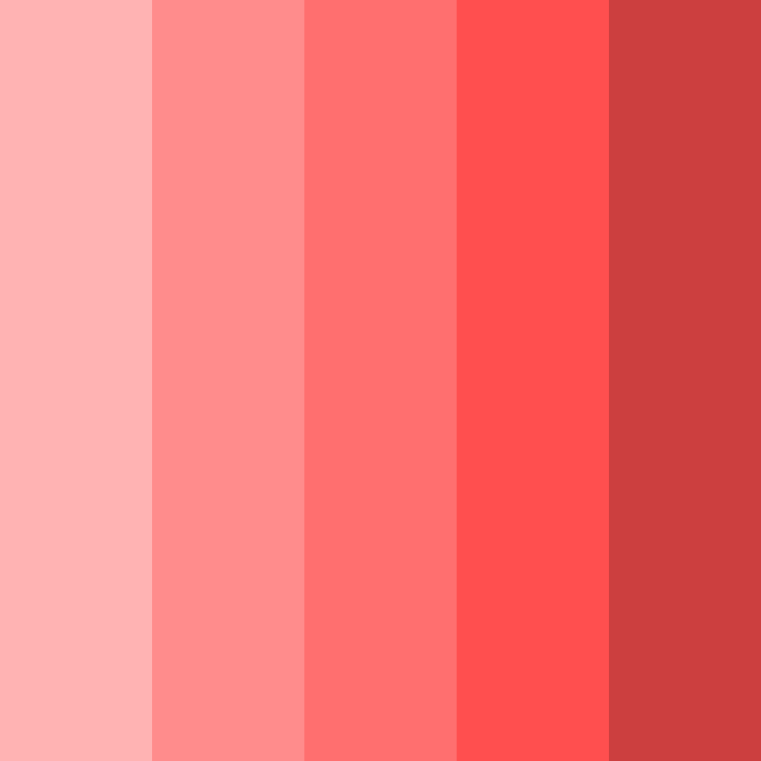 Download coral whispers color palette PNG image (square)