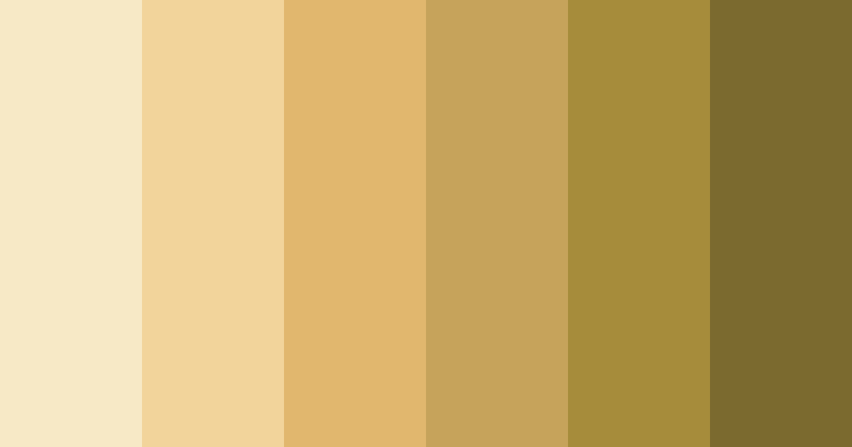 Download champagne gold elegance color palette PNG image (landscape)