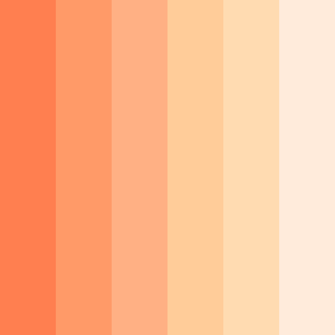 Download coral serenade color palette PNG image (square)