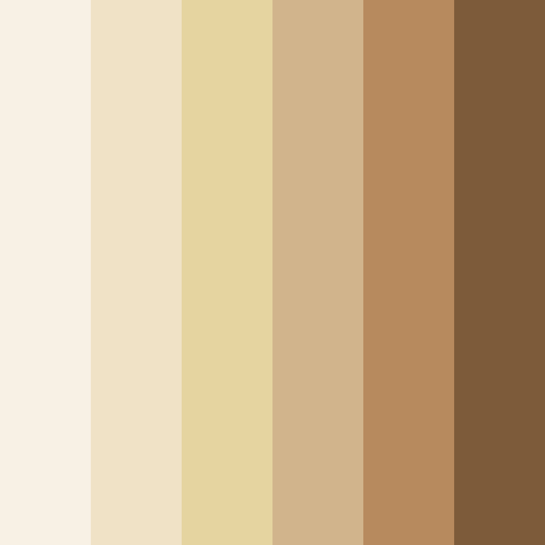 Download vanilla dreamscape color palette PNG image (square)