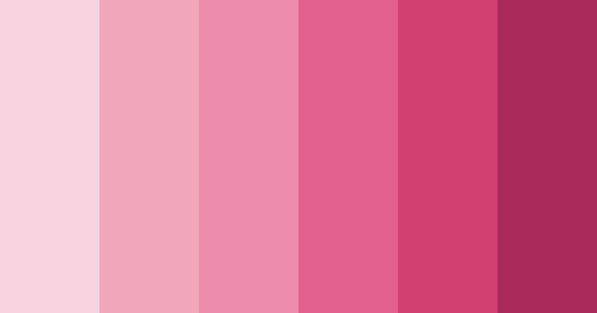 Download blushing blossoms color palette PNG image (landscape)
