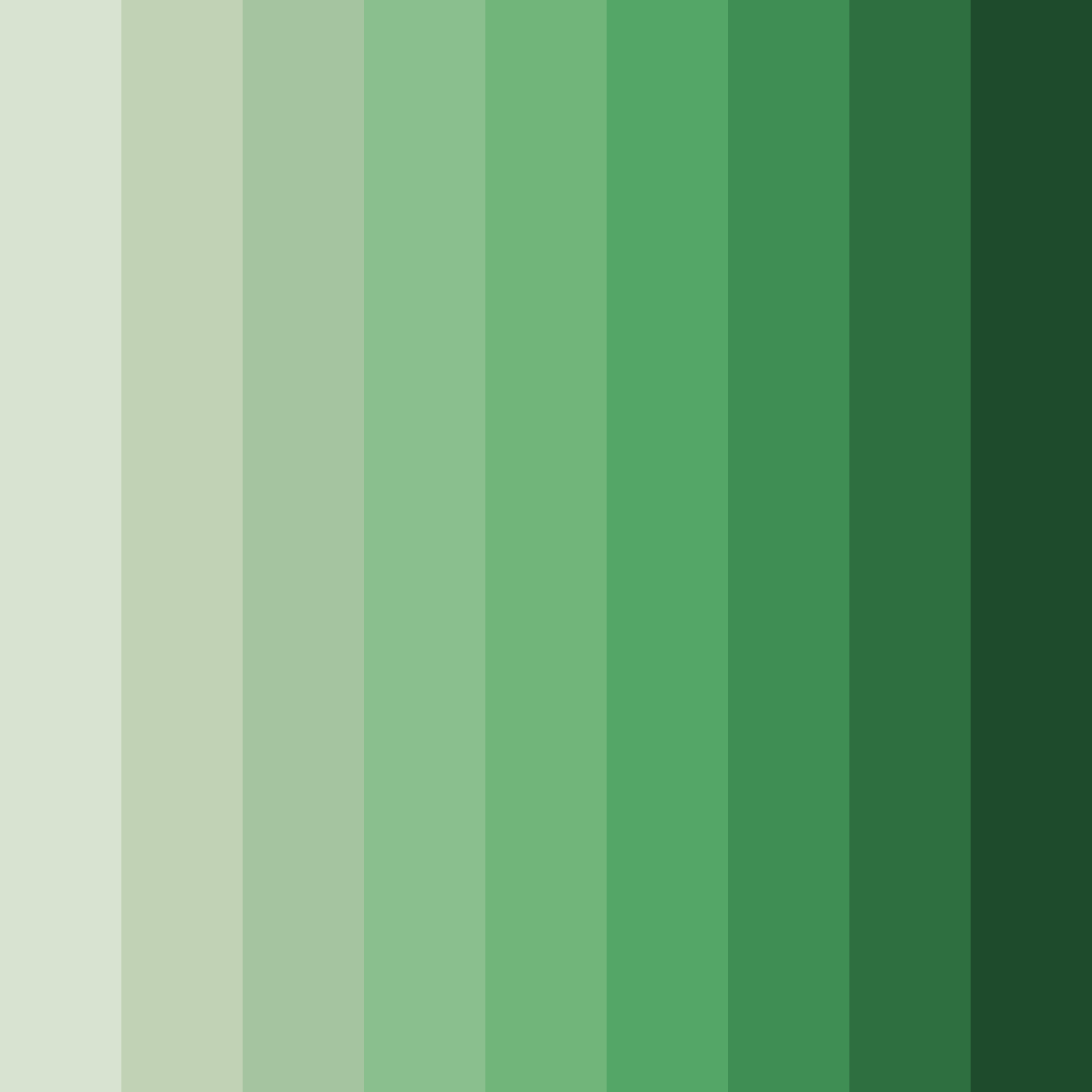 Download sage green serenity color palette PNG image (square)