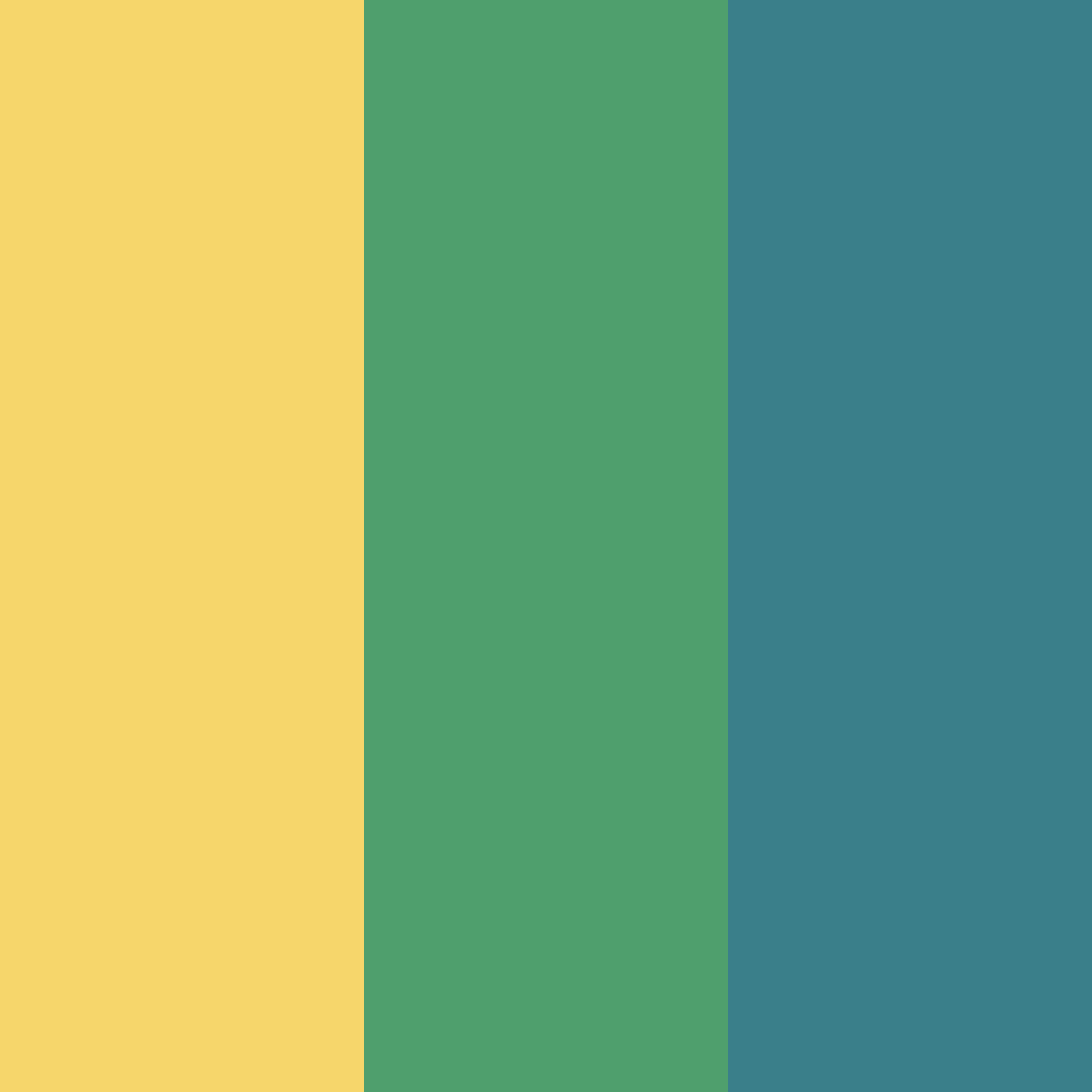 Download golden green turquoise color palette PNG image (square)