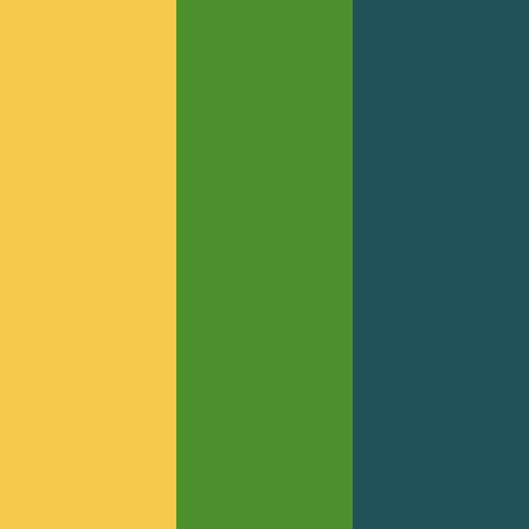 Download golden green color palette PNG image (square)