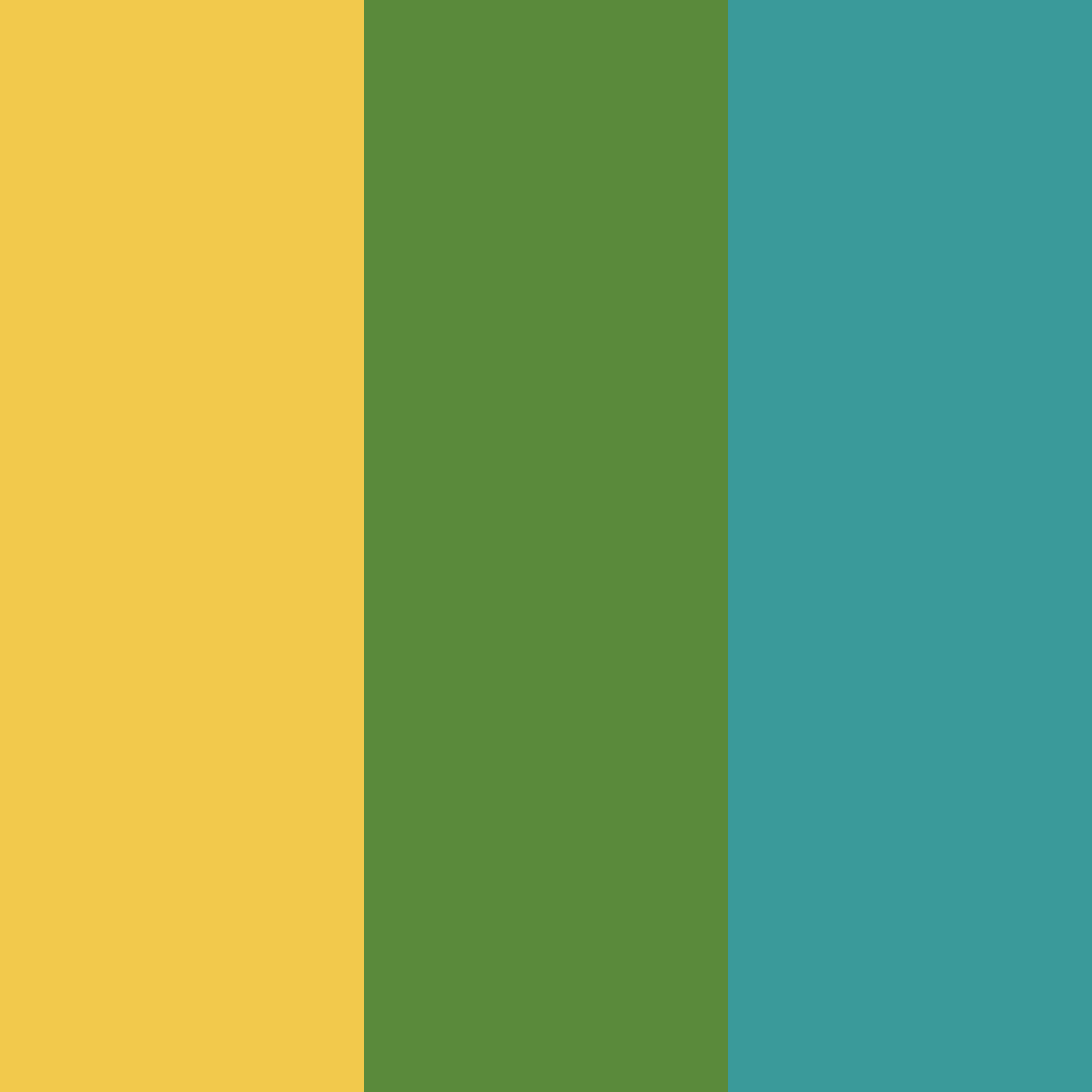 Download golden green turquoise color palette PNG image (square)