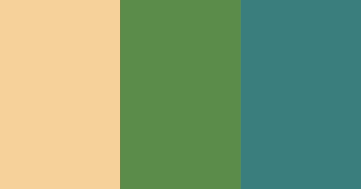 Download golden green color palette PNG image (landscape)