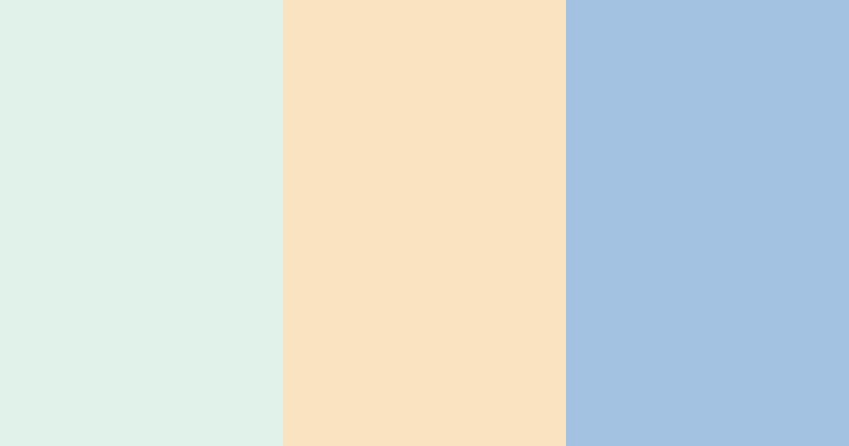 Download creamy blue green color palette PNG image (landscape)