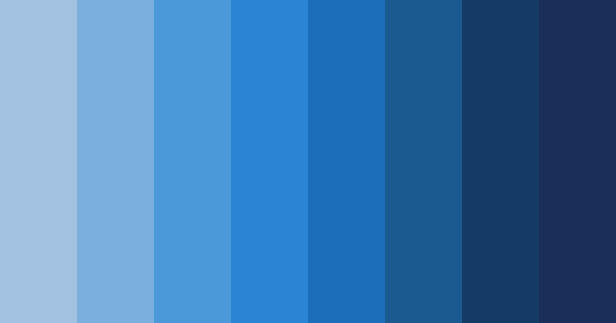 Download blue horizon color palette PNG image (landscape)