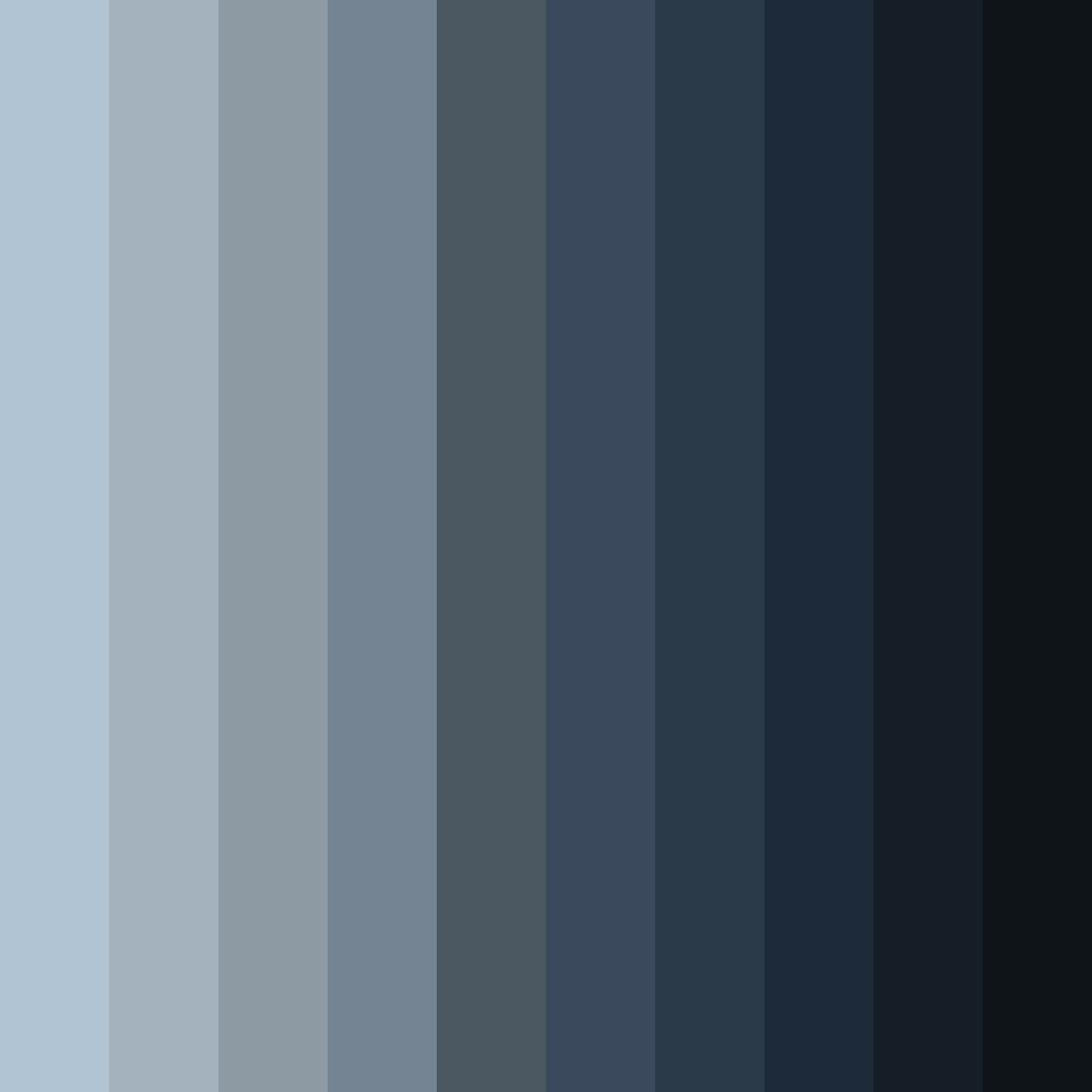 Download gray navy shades color palette PNG image (square)
