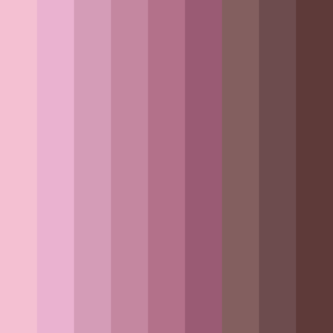 Download blushing rosewood color palette PNG image (square)