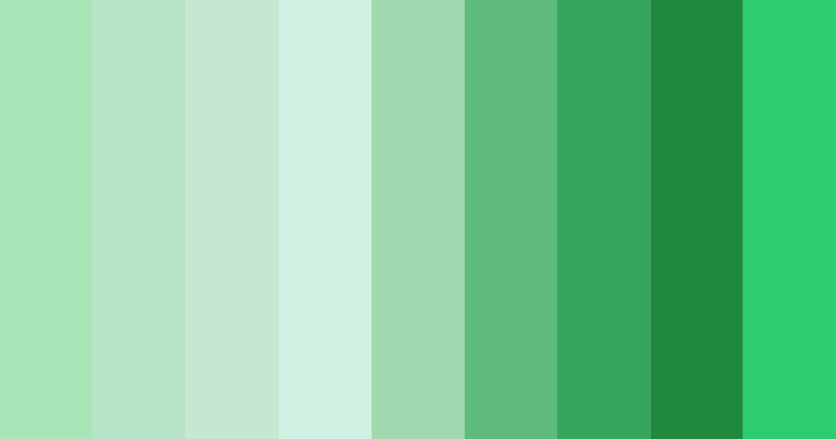 Download emerald whisper color palette PNG image (landscape)