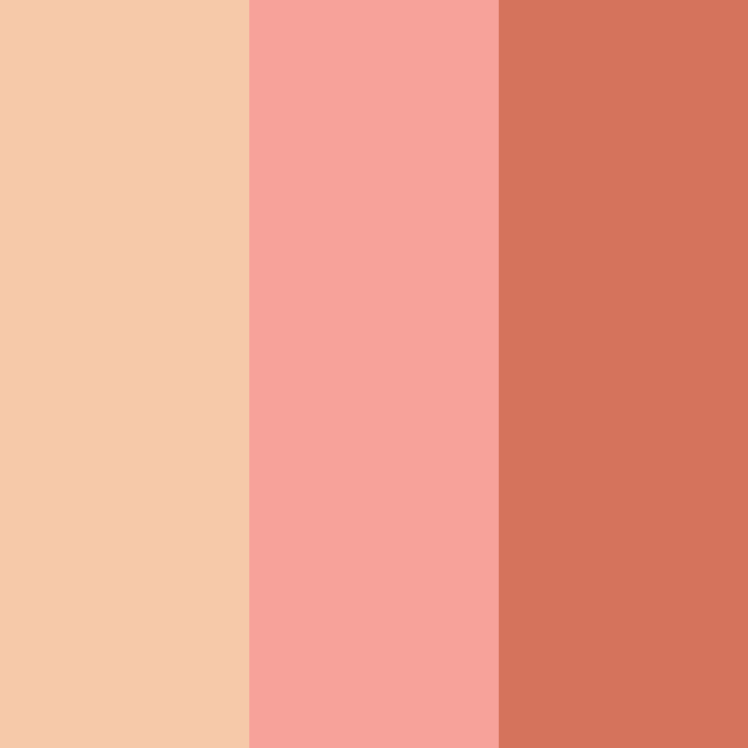 Download sunset blush color palette PNG image (square)
