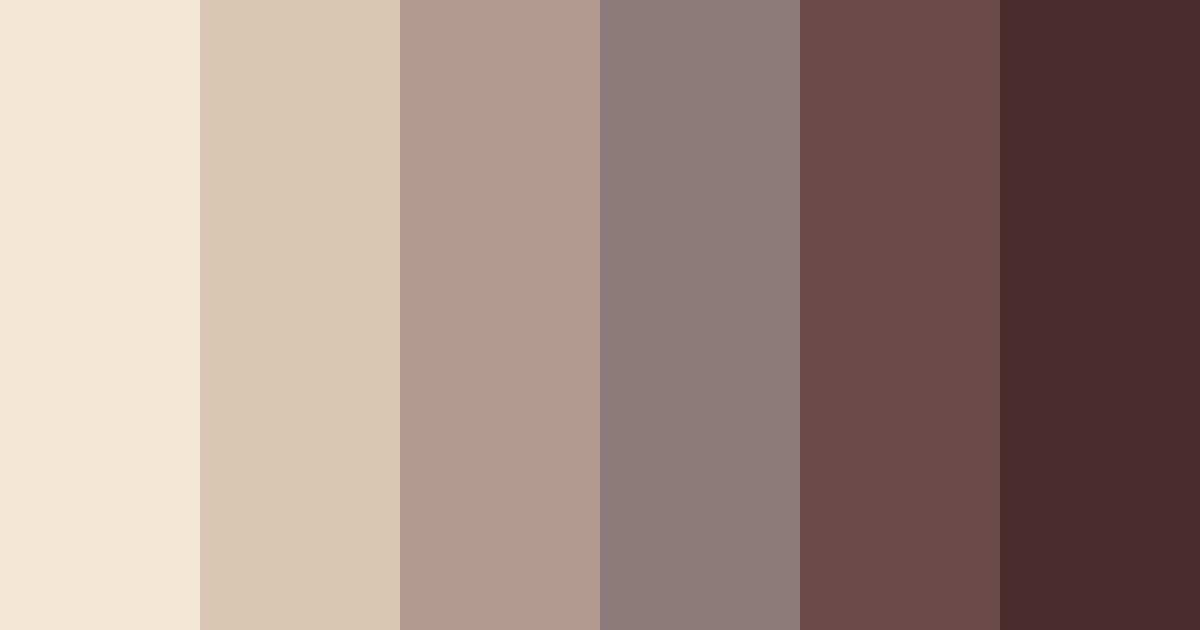 Download brown cozy color palette PNG image (landscape)