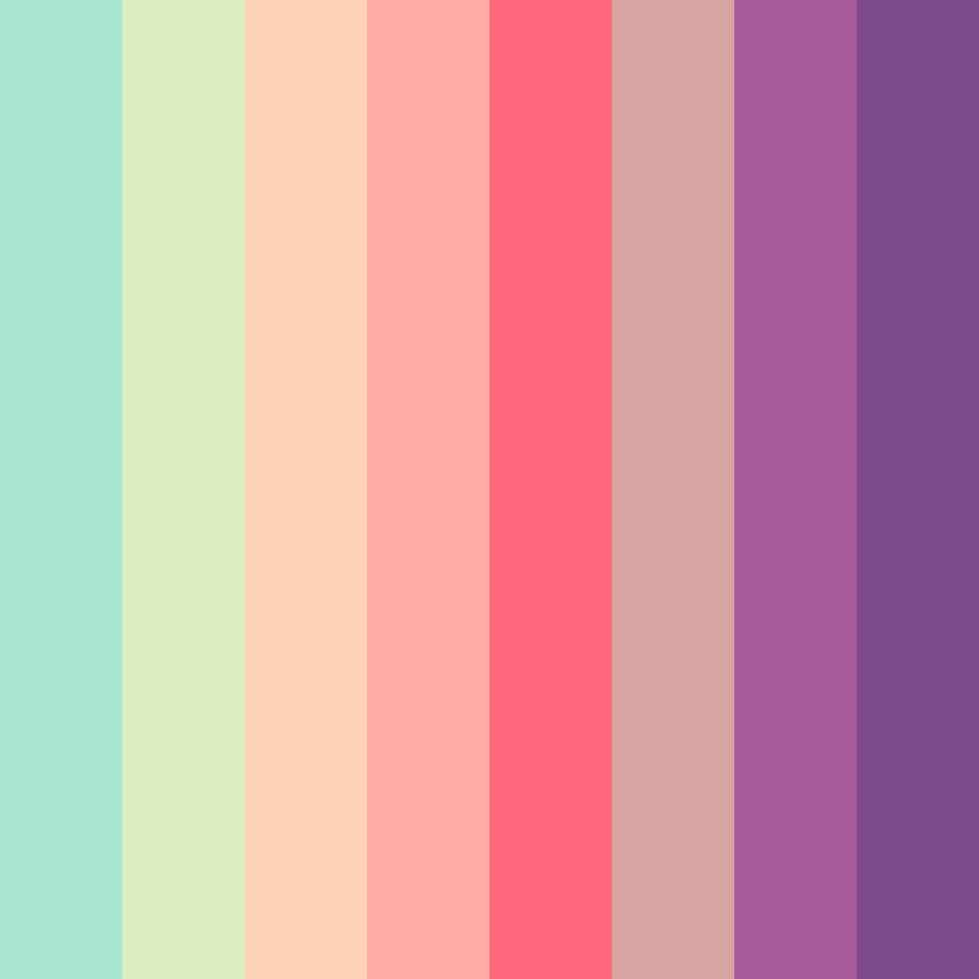 Download pink gym color palette PNG image (square)