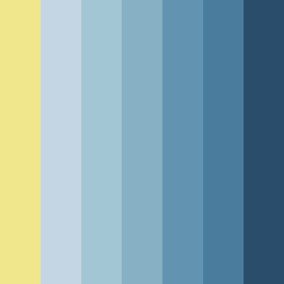 Download blue school color palette PNG image (square)