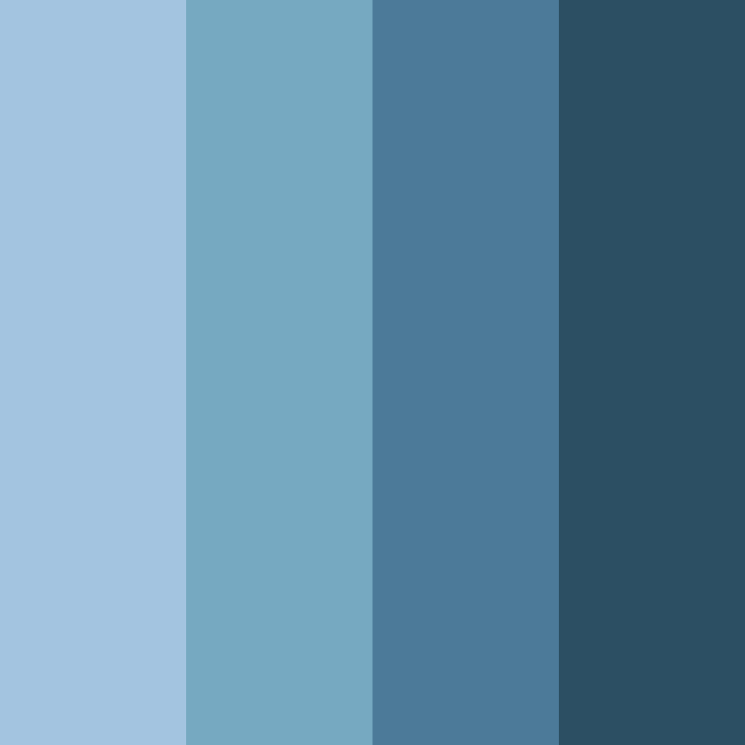 Download cool blue wind color palette PNG image (square)