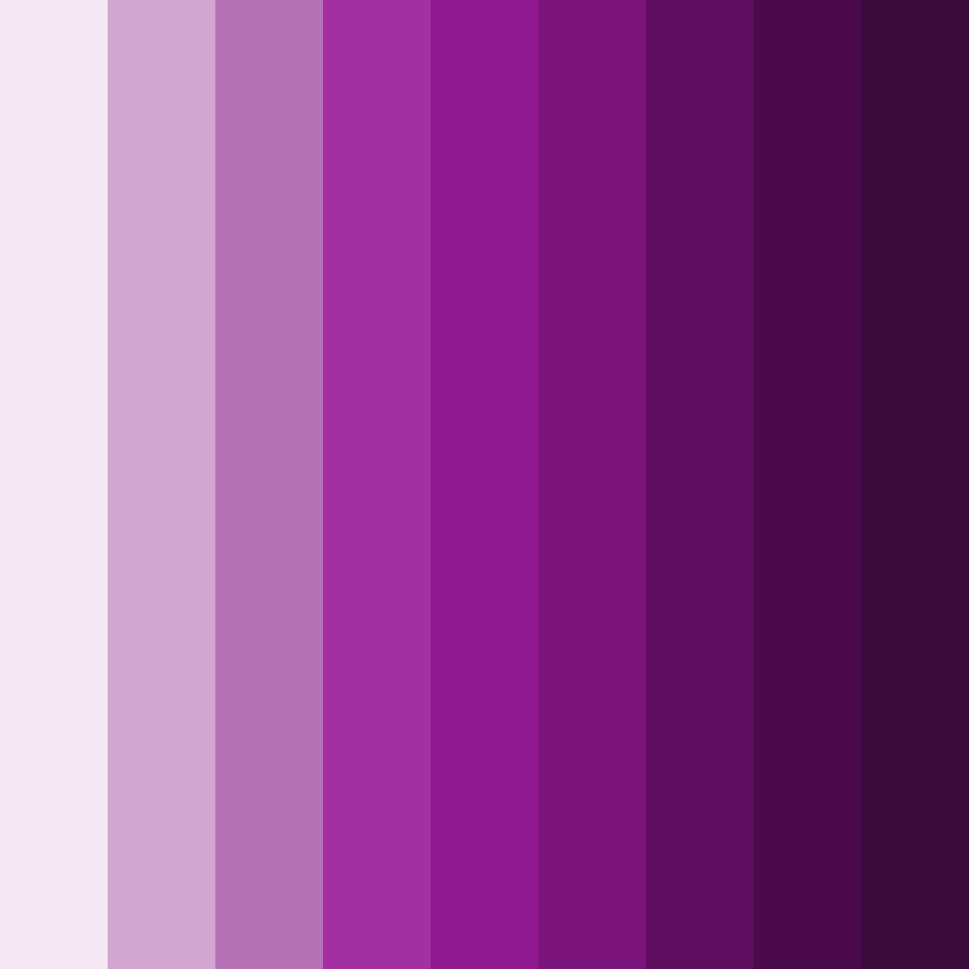 Download shades of magenta color palette PNG image (square)