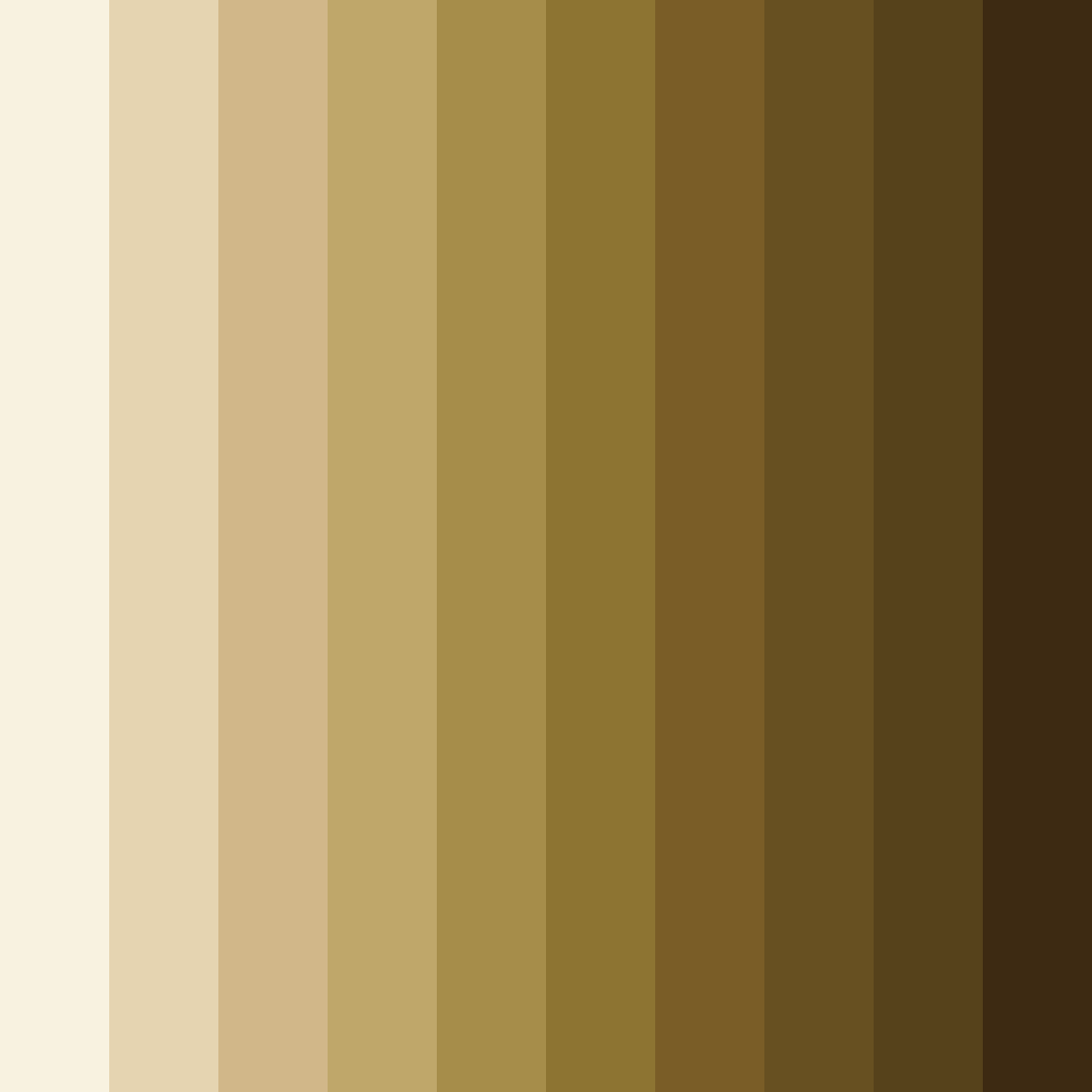 Download earthy cream tones color palette PNG image (square)