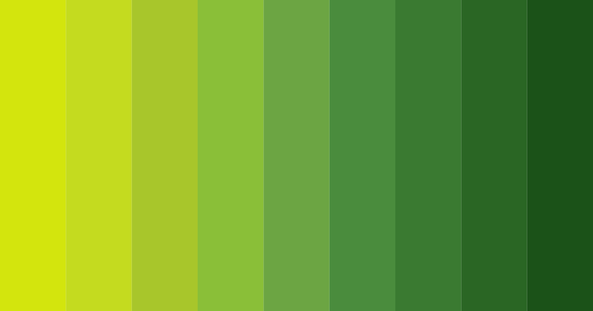 Download lush lime symphony color palette PNG image (landscape)