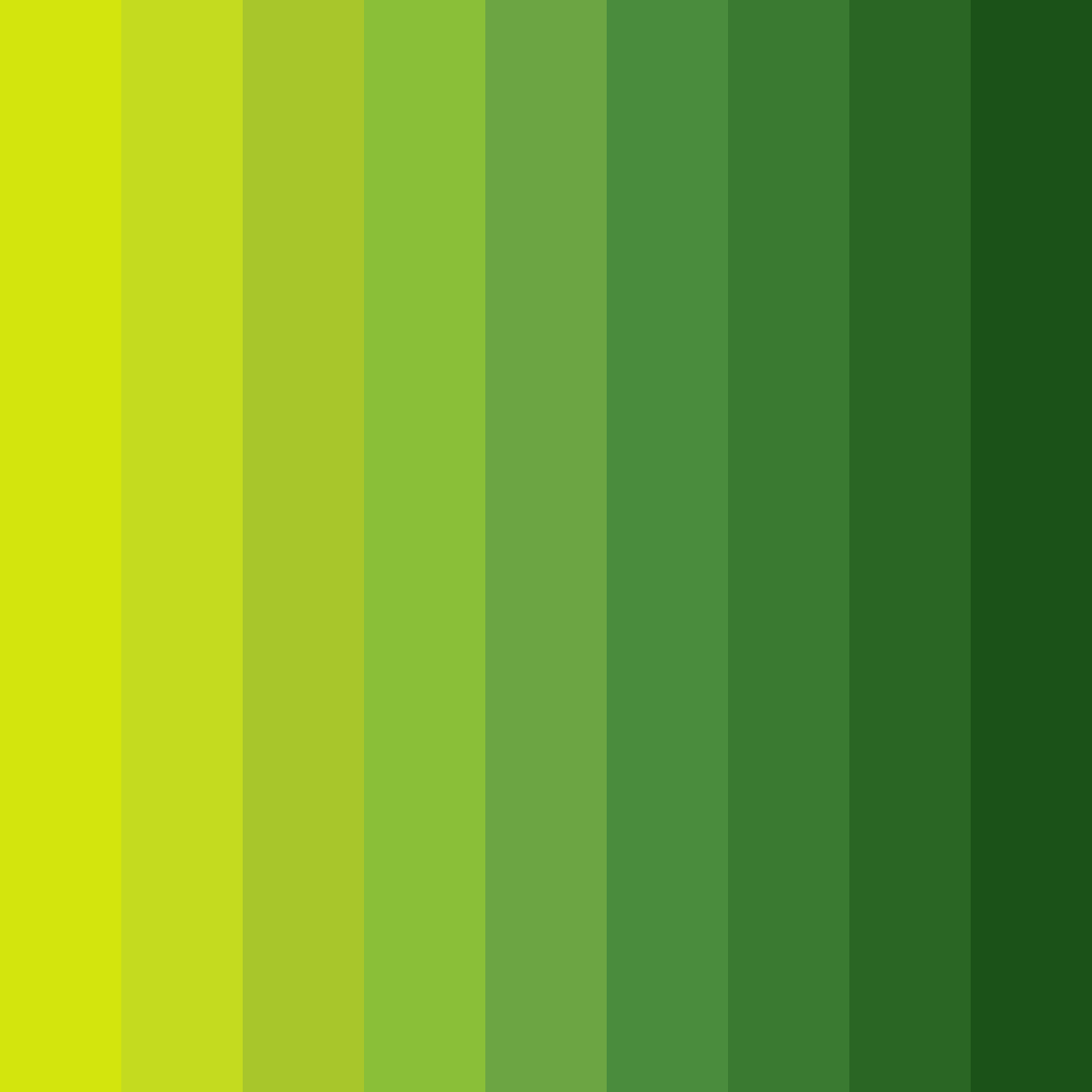Download lush lime symphony color palette PNG image (square)
