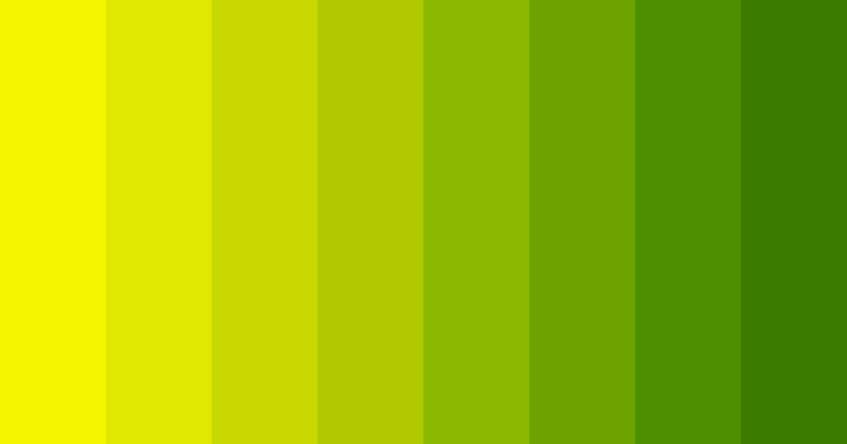 Download luminous lime symphony color palette PNG image (landscape)