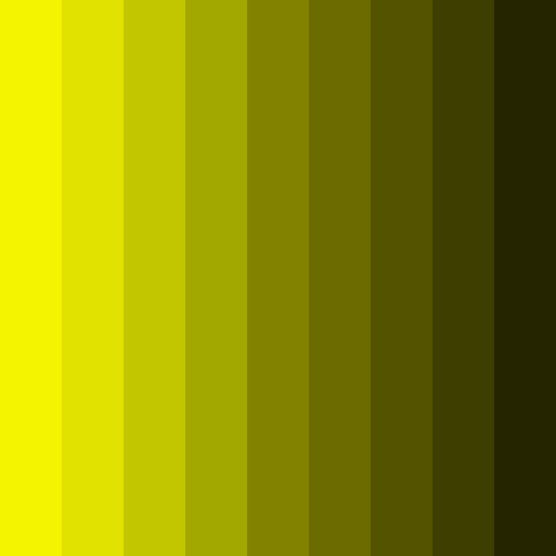 Download bright neon yellow color palette PNG image (square)