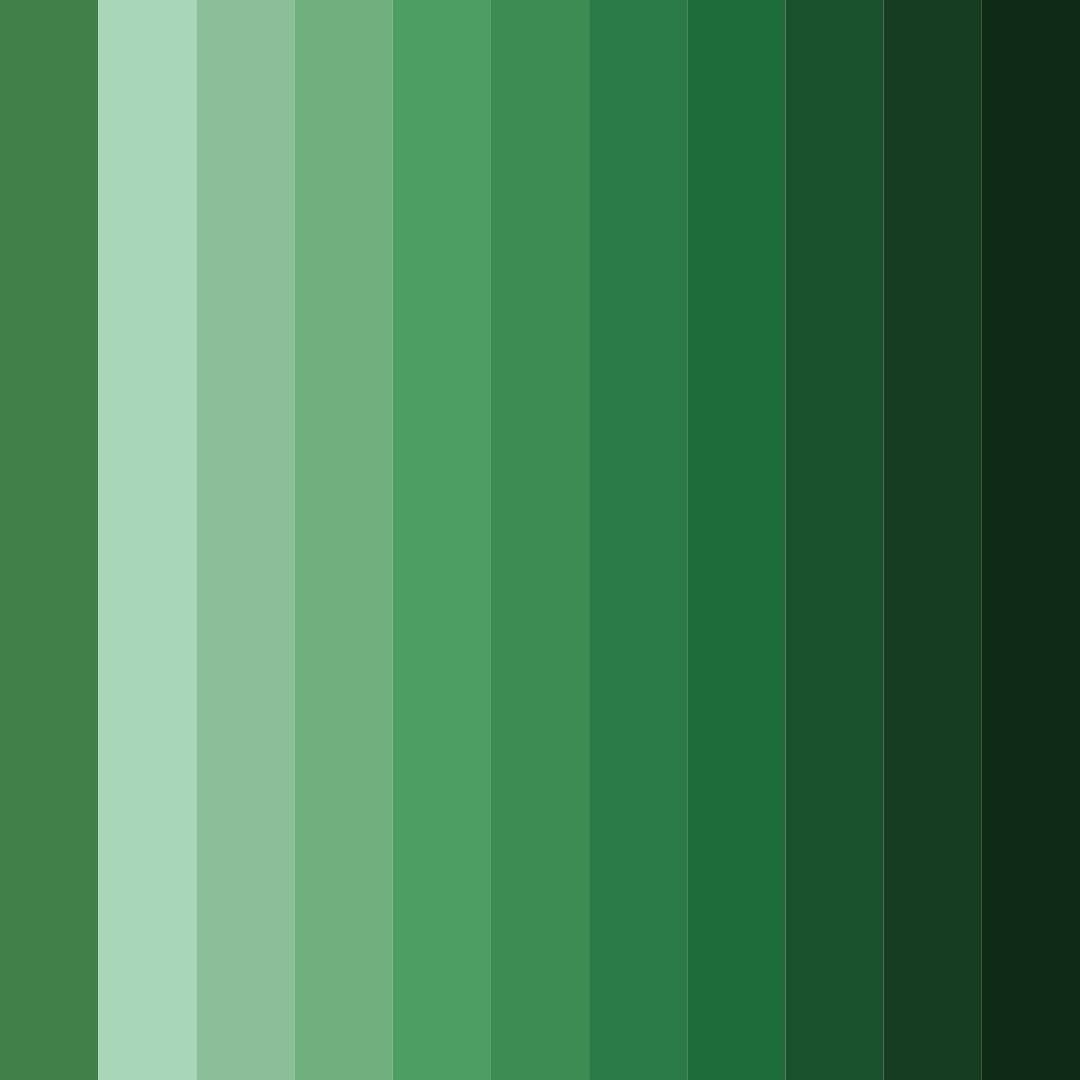 Download green oasis color palette PNG image (square)