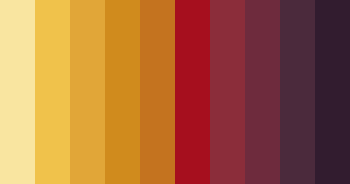 Download bordo yellow sunset color palette PNG image (landscape)