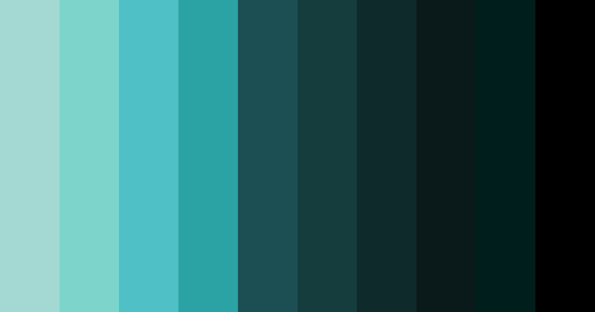 Download emerald abyss color palette PNG image (landscape)