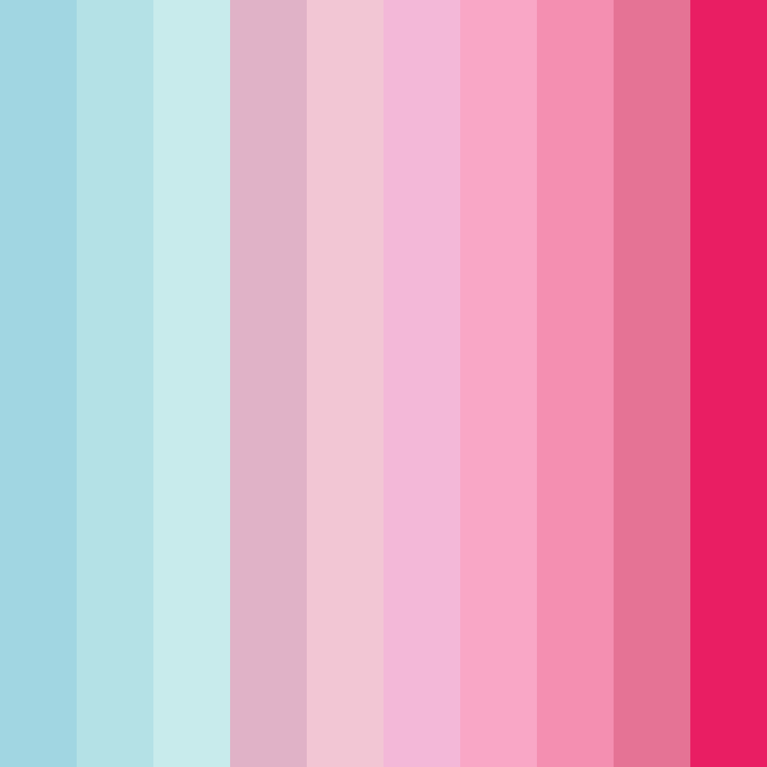 Download cotton candy dreamscapes color palette PNG image (square)