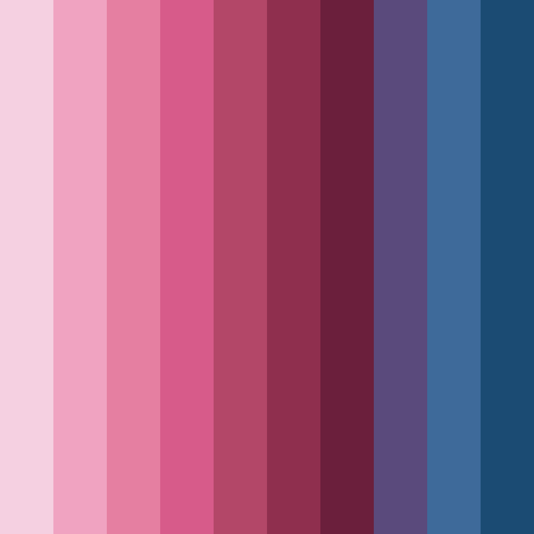 Download twilight blush color palette PNG image (square)