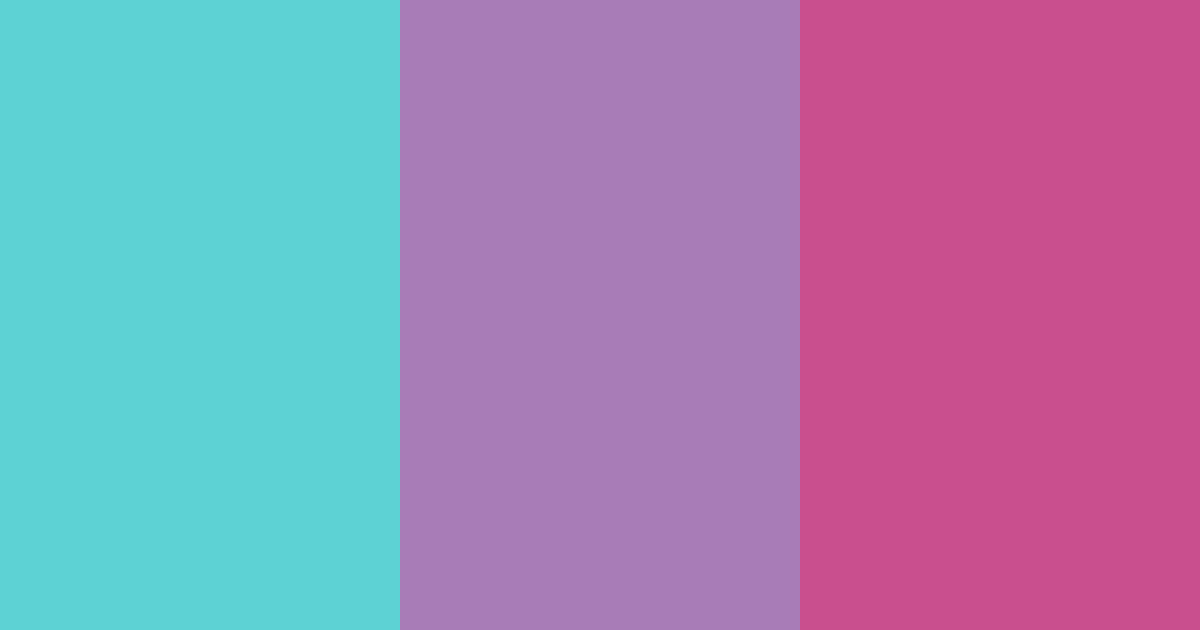 Download teal blossom color palette PNG image (landscape)