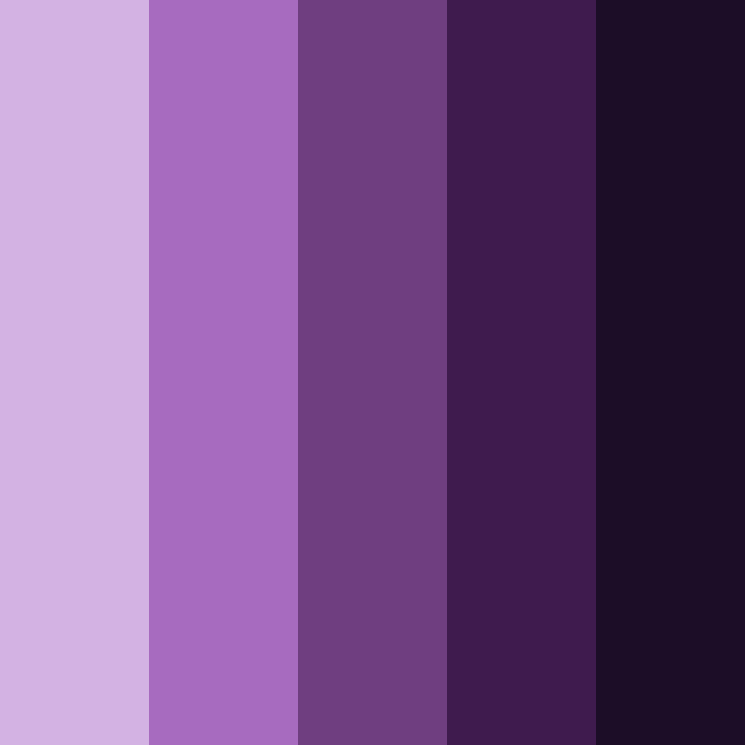 Download enchanted amethyst color palette PNG image (square)
