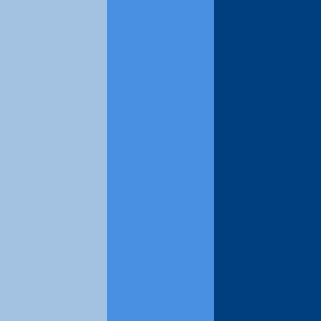 Download dark blue shades color palette PNG image (square)