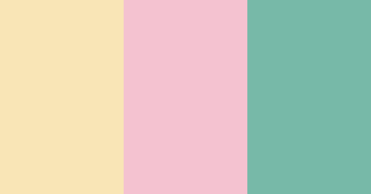 Download shades of pink green yellow color palette PNG image (landscape)