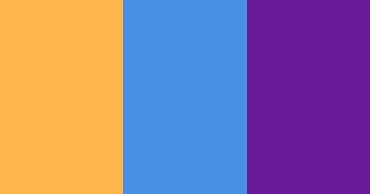 Download orange and blue dream color palette PNG image (landscape)
