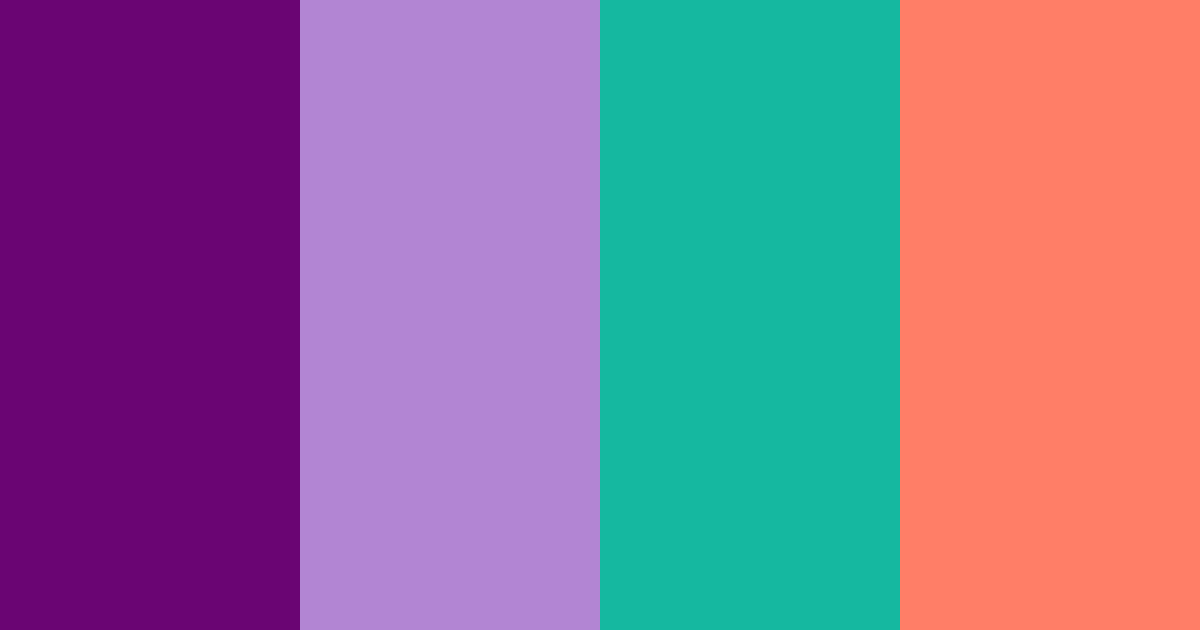 Download mystic sunset splash color palette PNG image (landscape)