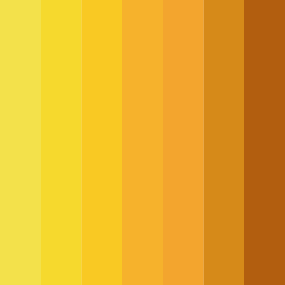 Download golden fields of rape blossoms color palette PNG image (square)