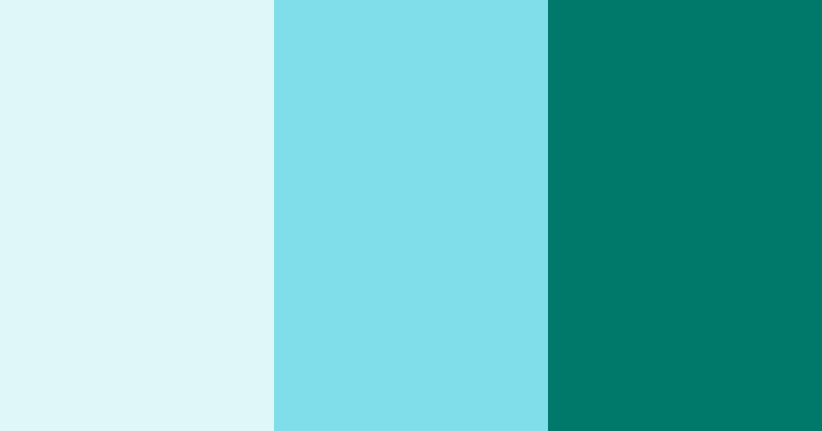 Download blue oasis color palette PNG image (landscape)
