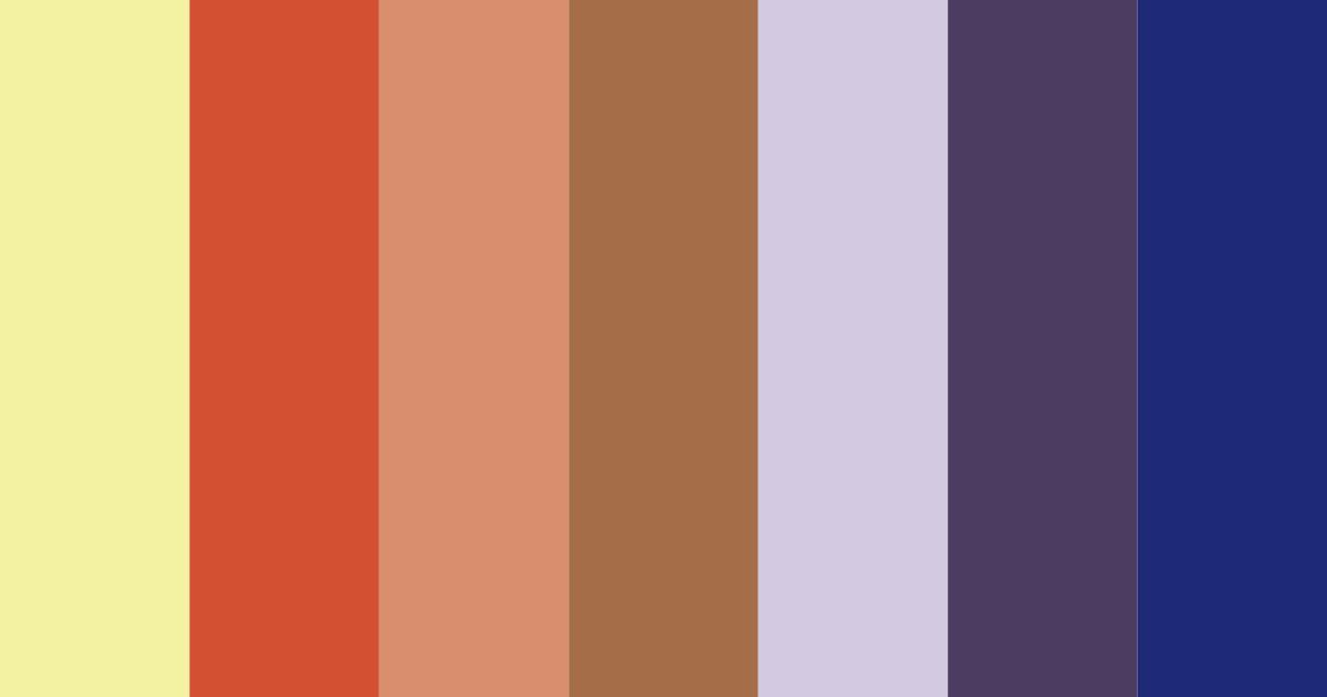 Download wild elegance color palette PNG image (landscape)