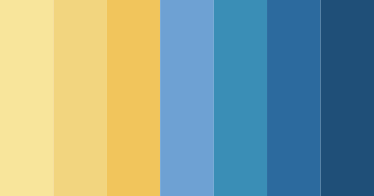 Download gold blue color palette PNG image (landscape)