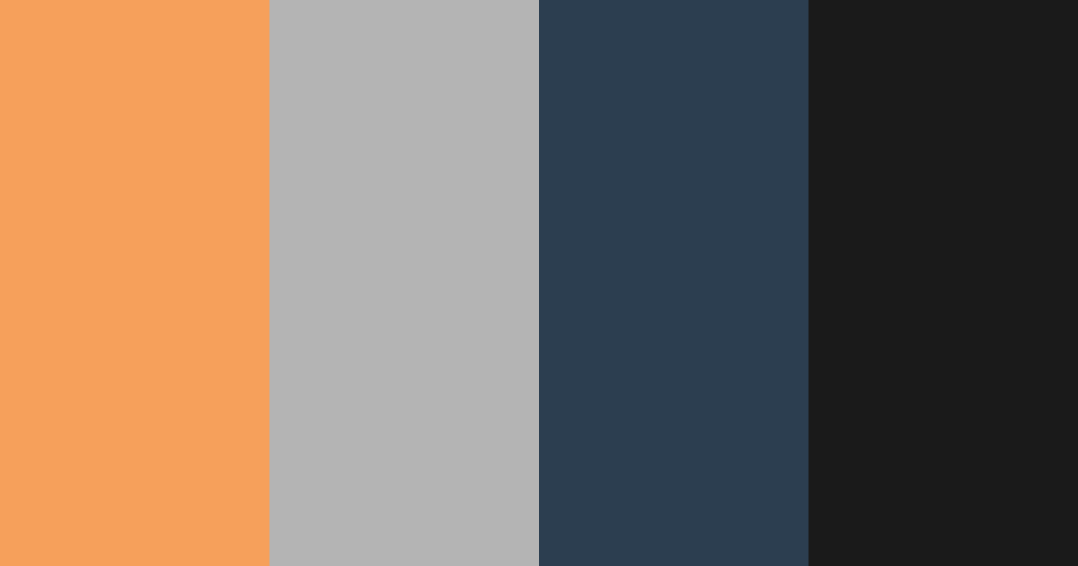Download orange night color palette PNG image (landscape)