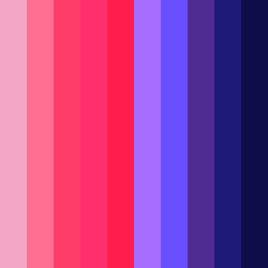 Download cosmic pink color palette PNG image (square)
