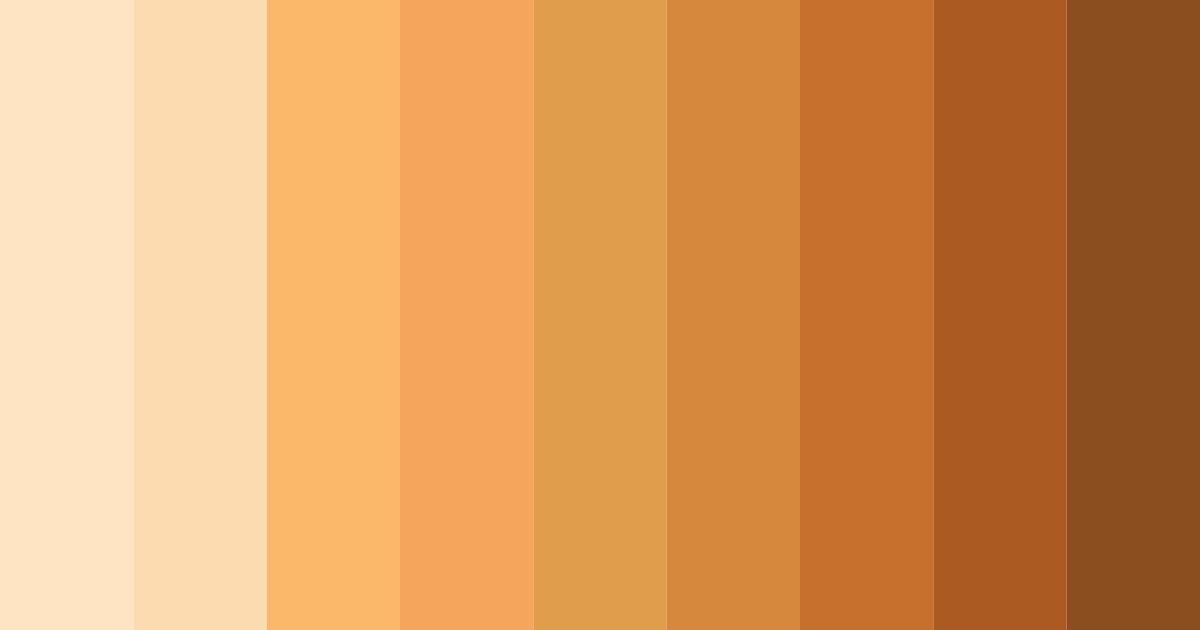 Download bisque sunset color palette PNG image (landscape)