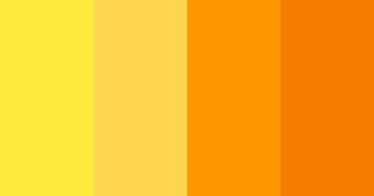 Download sunset citrus delight color palette PNG image (landscape)