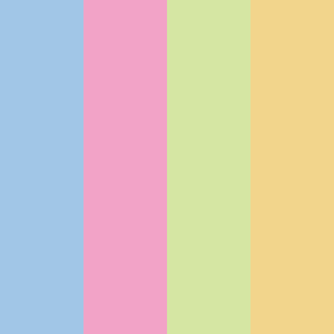 Download pastel daydreams color palette PNG image (square)